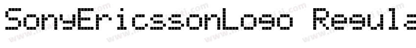 SonyEricssonLogo Regula字体转换